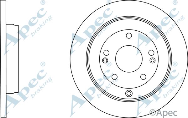 APEC BRAKING Bremžu diski DSK3159